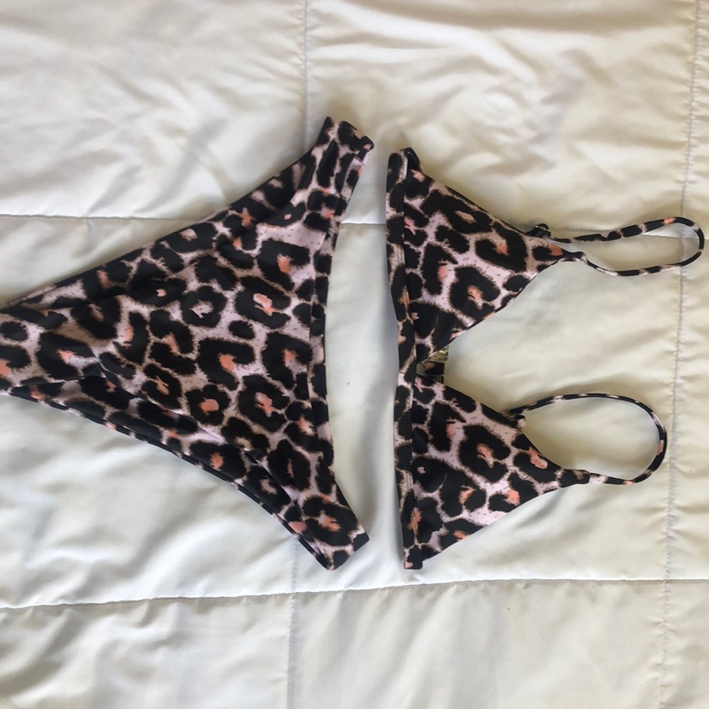 Cheetah print bikini